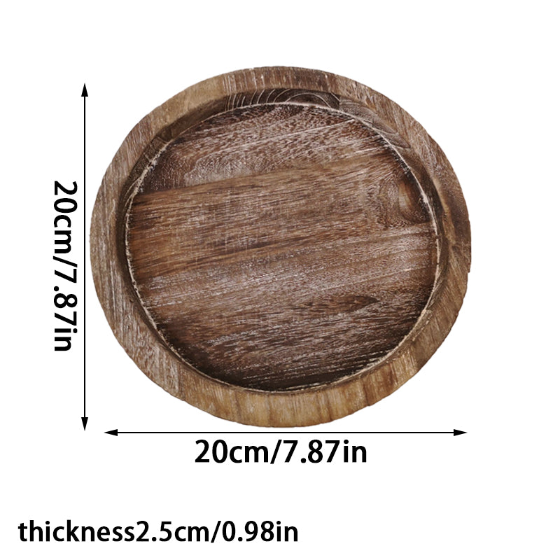 Rustic Wooden Tray Home Decor