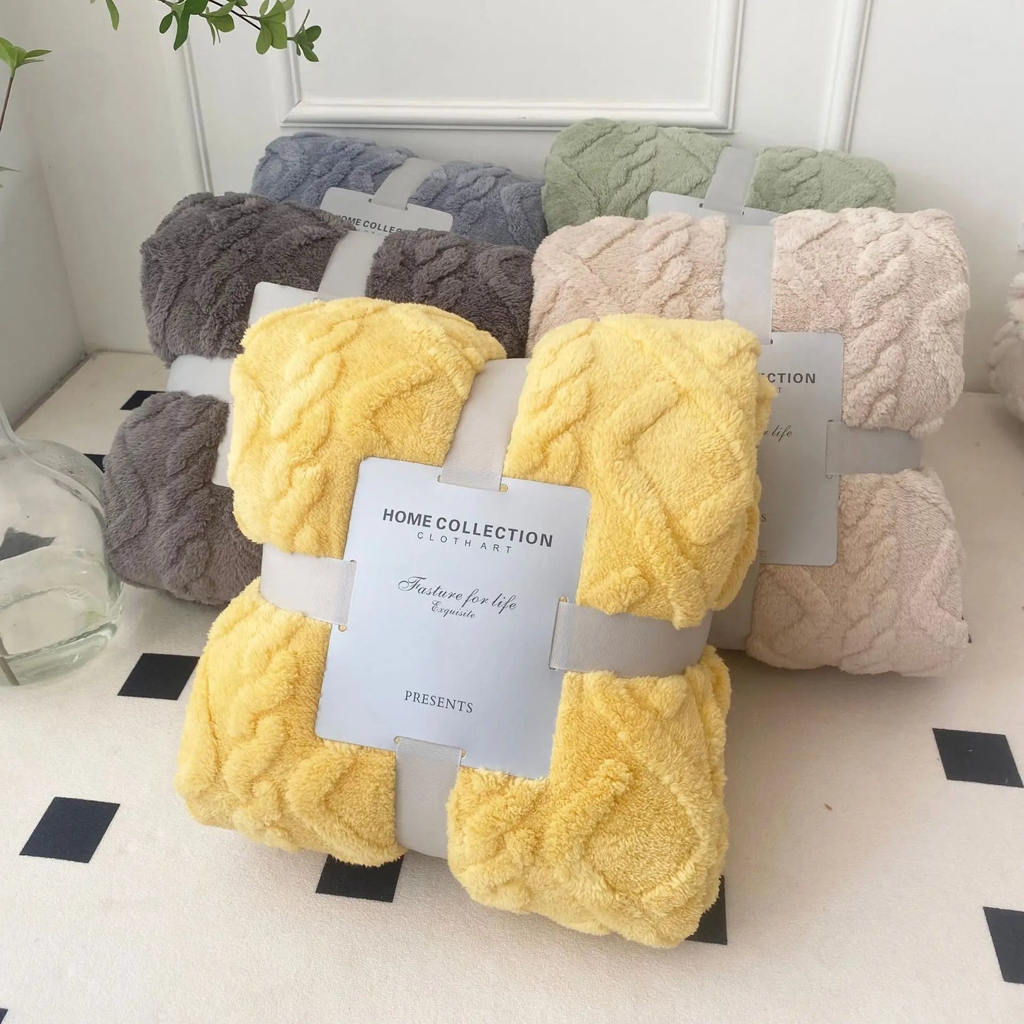 Room Decor Soft Fluffy Blanket