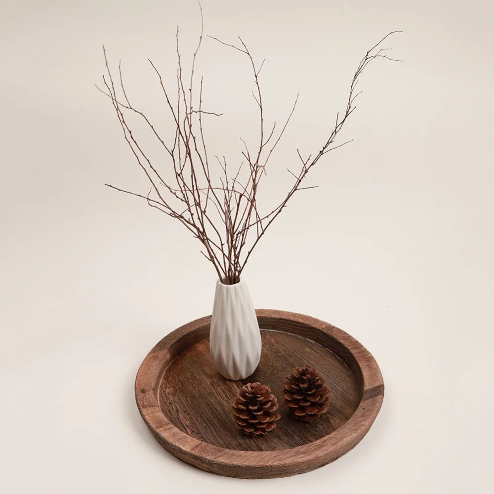 Rustic Wooden Tray Home Decor