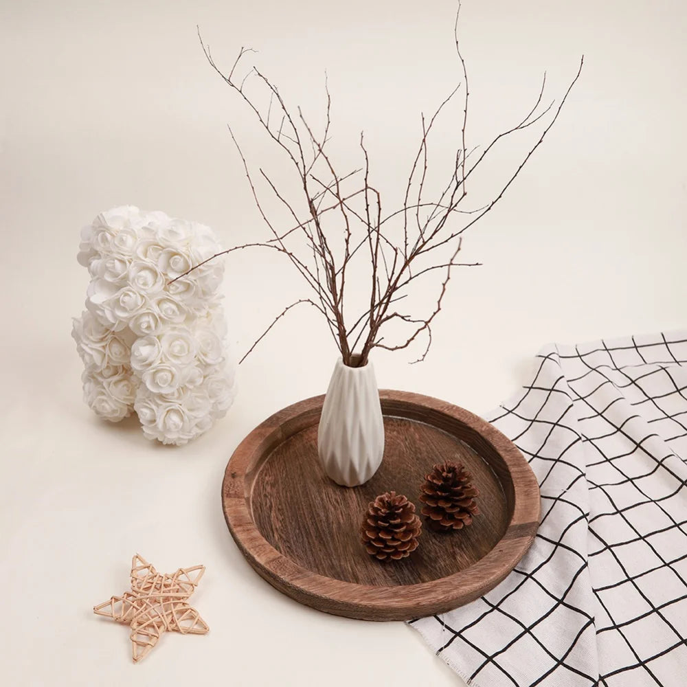 Rustic Wooden Tray Home Decor