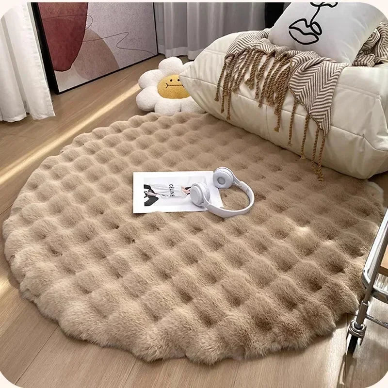Nordic Fluffy Round Rug