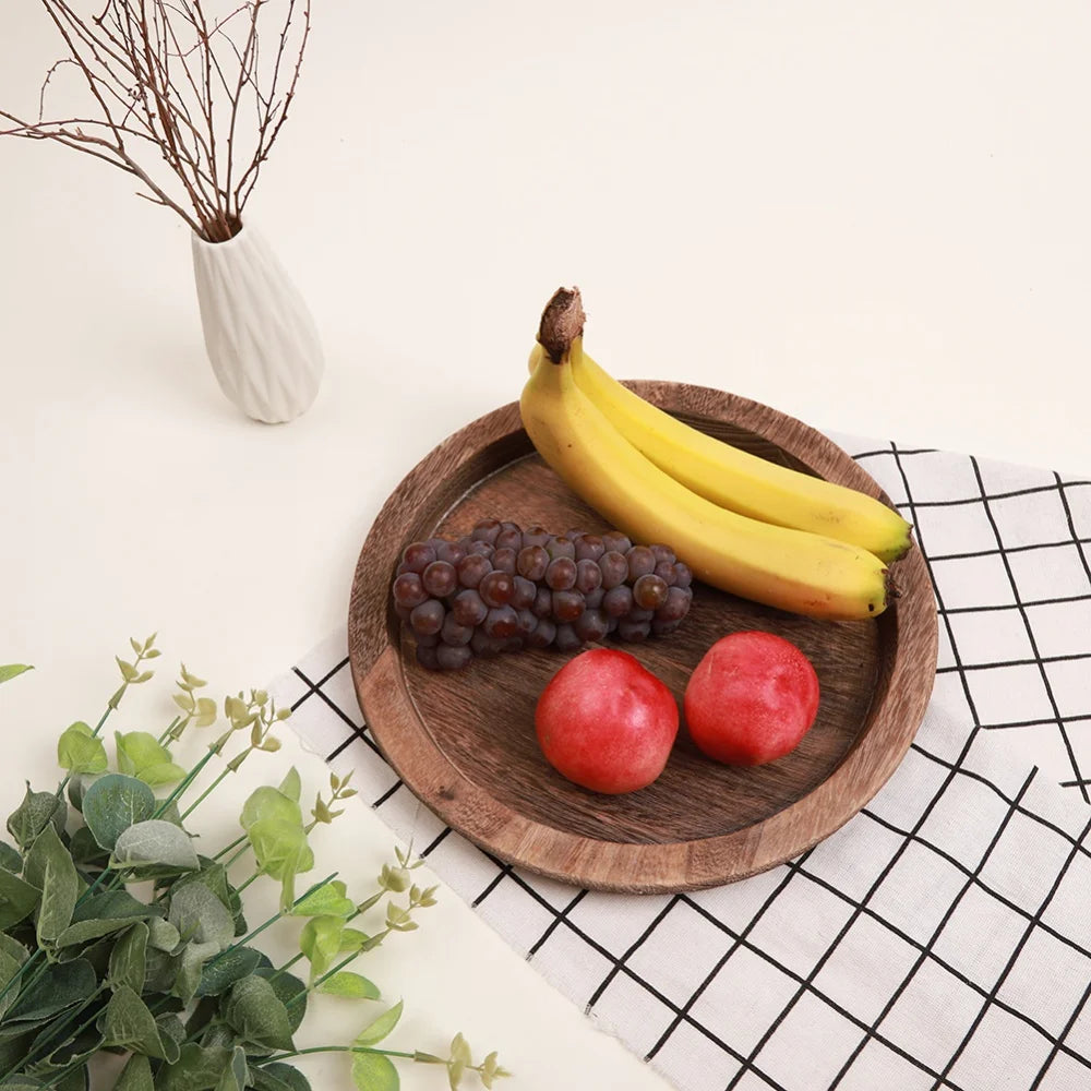 Rustic Wooden Tray Home Decor