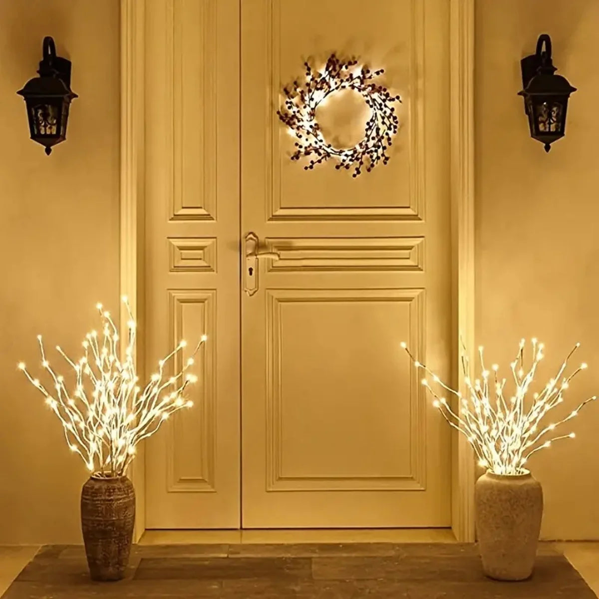 1 PC White Birch Branch Light LED Festive Light
