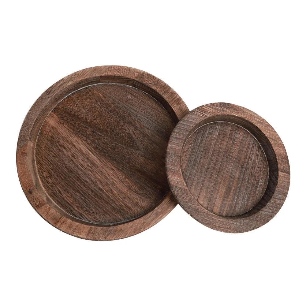 Rustic Wooden Tray Home Decor