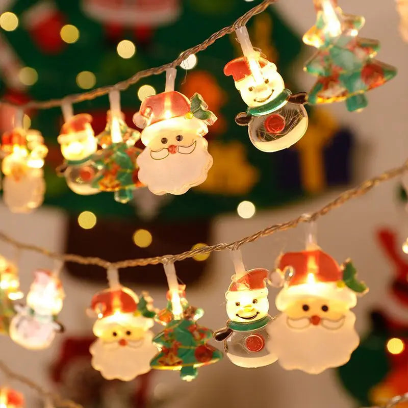 Christmas Tree LED String Light 1.5M 10LED Xmas Hanging Lamp