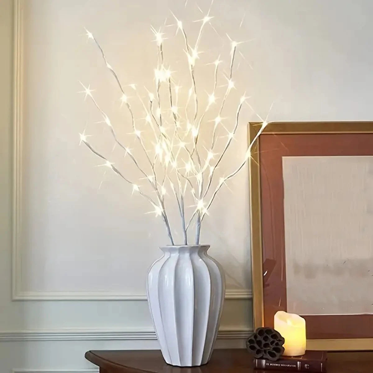1 PC White Birch Branch Light LED Festive Light