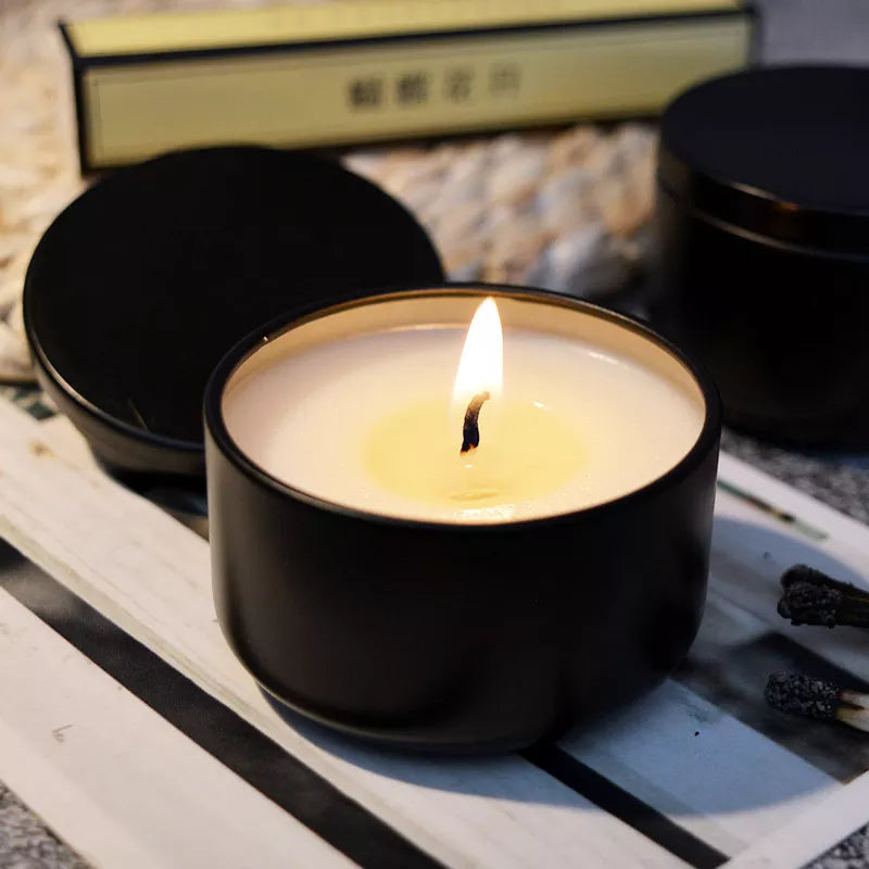 Citronella Soy Black Candle