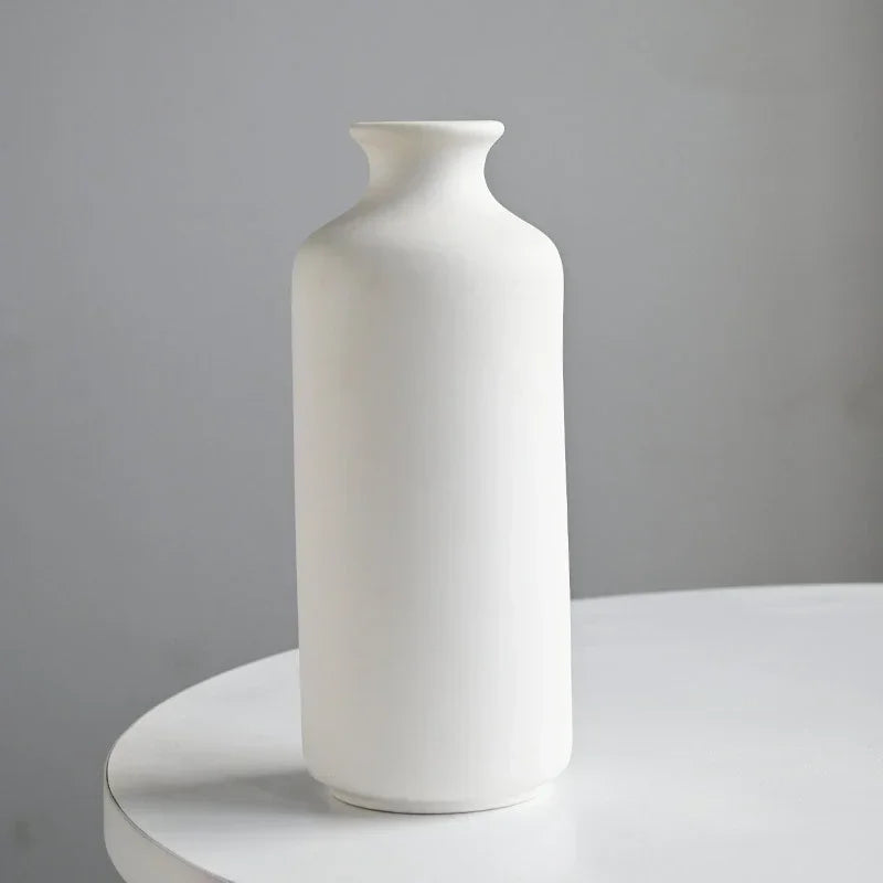 Minimalist Ceramic Nordic Black Decor Vase