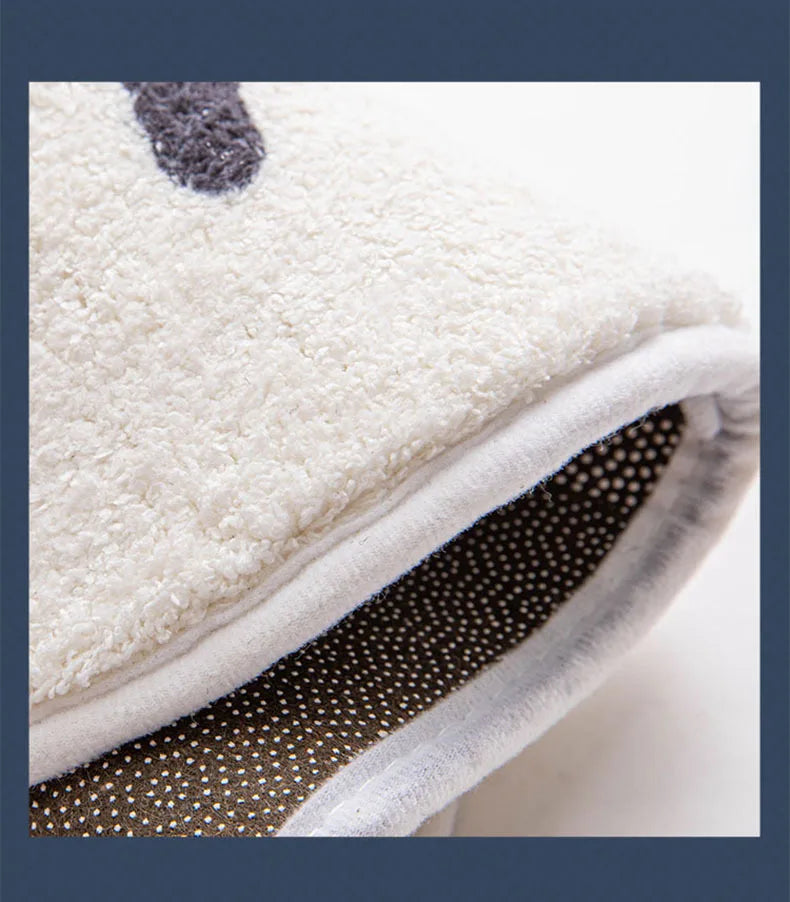 Non-Slip Floral Bathroom Door Mat