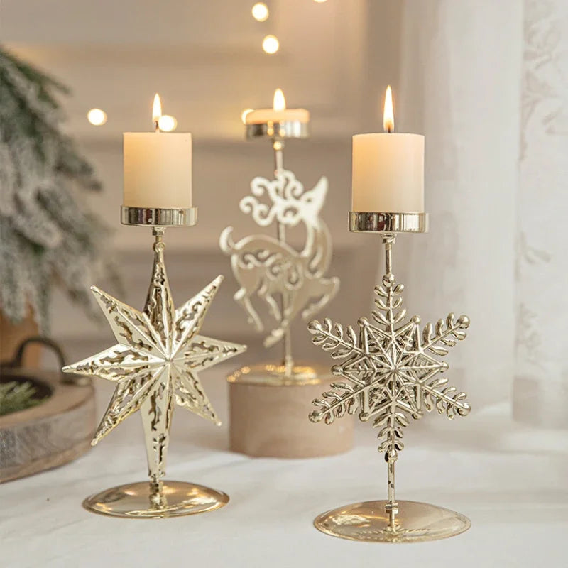 Christmas Votive Metal Tealight Candle Holder
