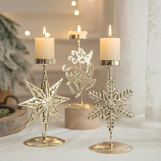 Christmas Votive Metal Tealight Candle Holder