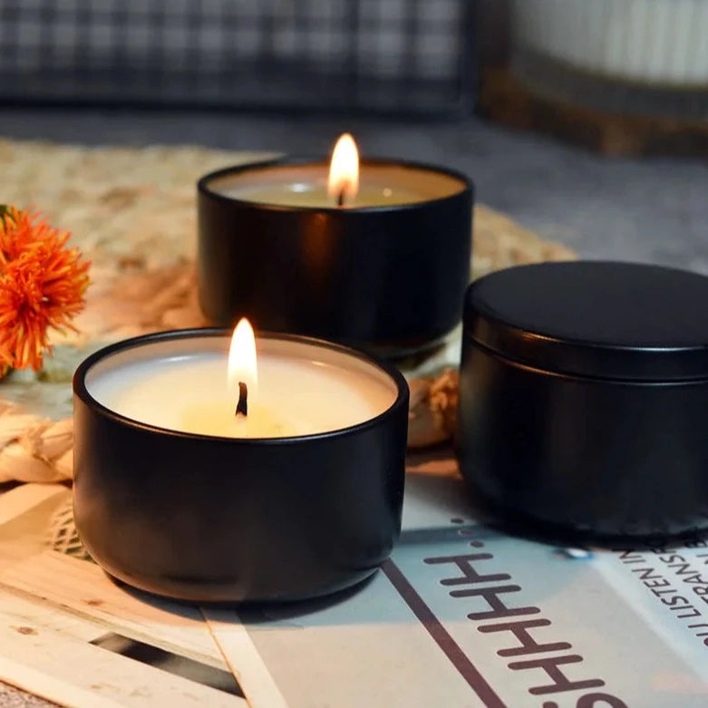 Citronella Soy Black Candle