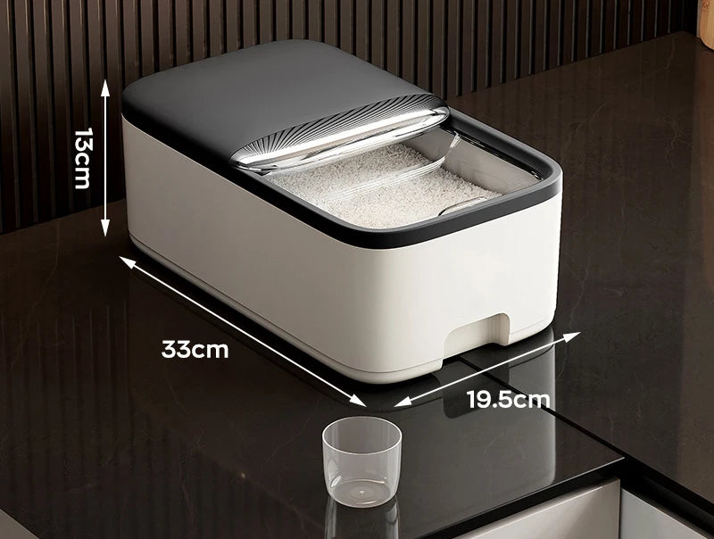 5/10KG Rice Storage Box Home with Lid Insect Proof Moisture Proof Rice Box Grain Sealed Jar Kitchen Container Storing Dry Grain