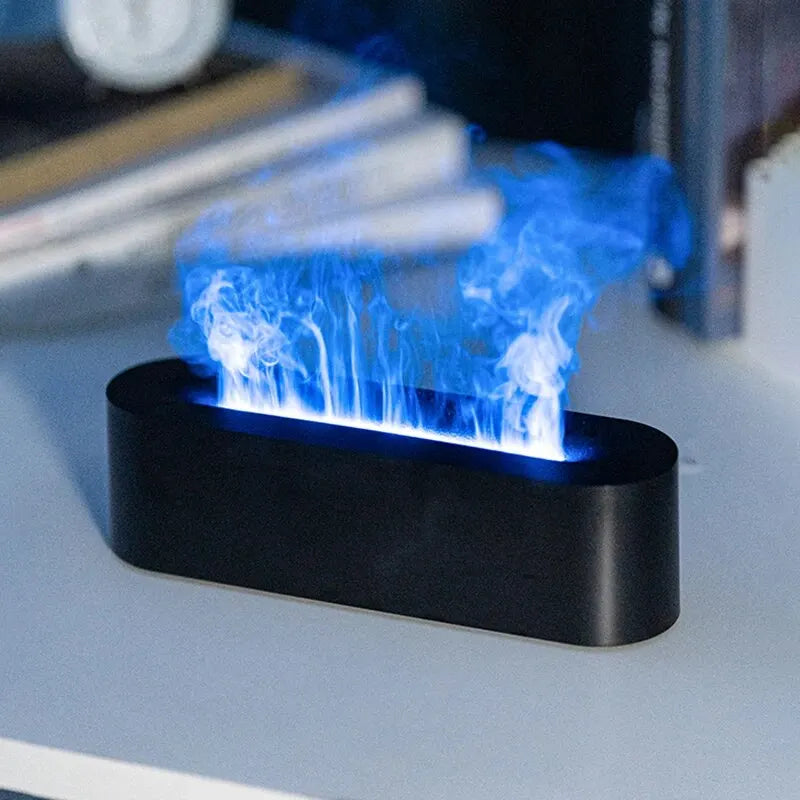 Newest RGB Flame Humidifier USB Desktop