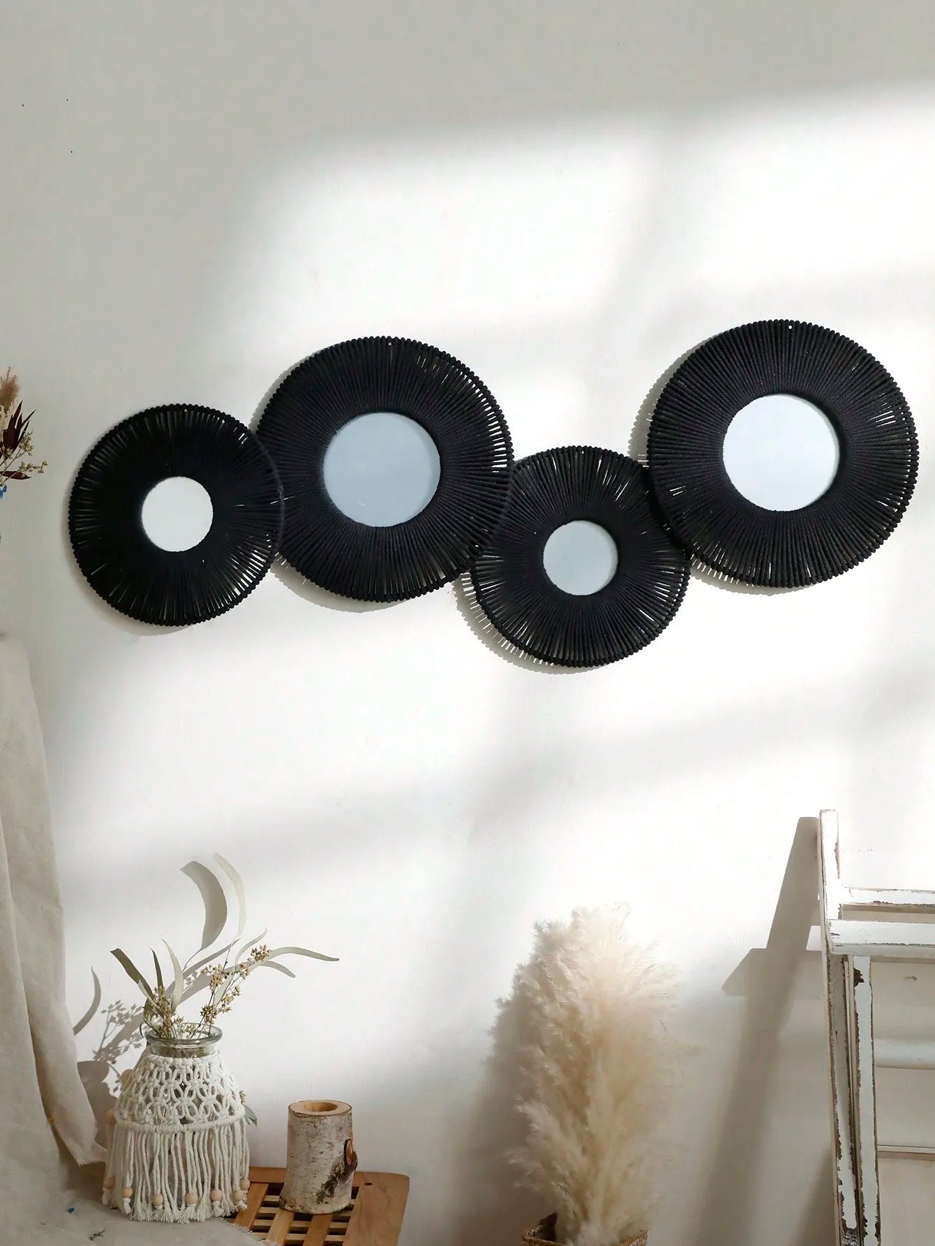 Round Wall Mirror Hanging Decorative Mirrors