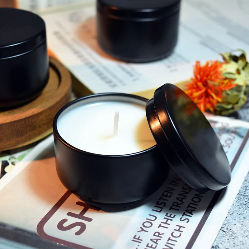 Citronella Soy Black Candle