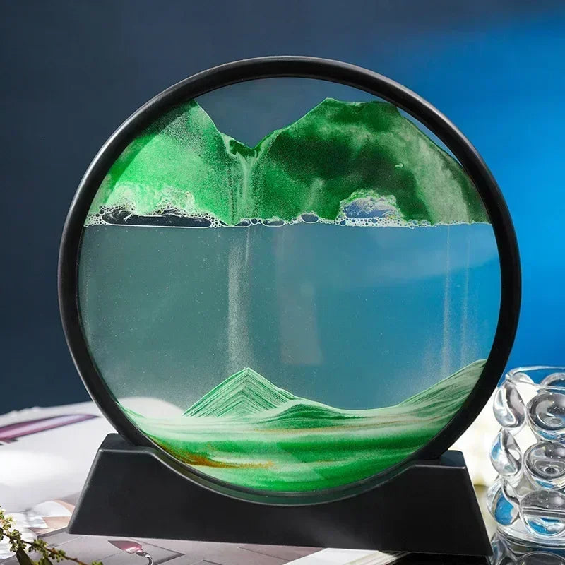 3D Ocean Motion Sand Art