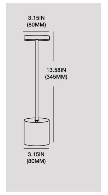 Wireless Charging LED Touch Lamp