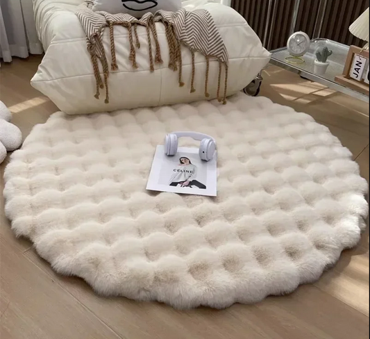 Nordic Fluffy Round Rug