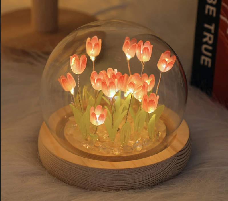 LED Tulip Glow Night Lamp