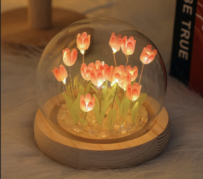 LED Tulip Glow Night Lamp