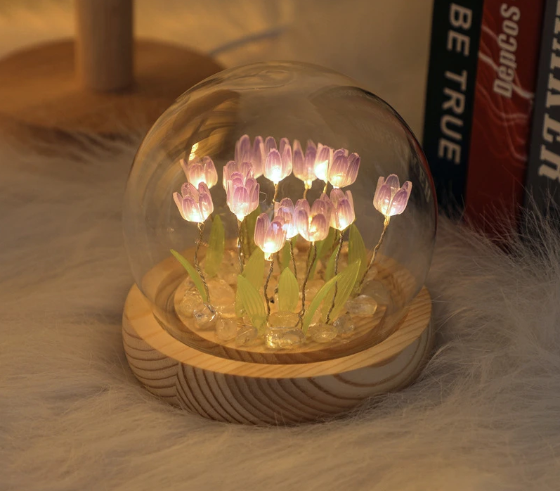 LED Tulip Glow Night Lamp