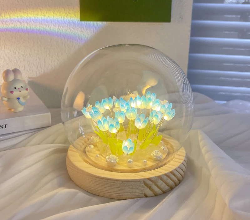 LED Tulip Glow Night Lamp