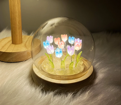 LED Tulip Glow Night Lamp