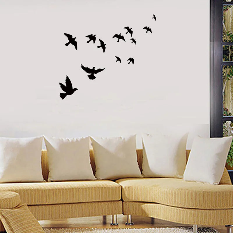 Soaring Birds PVC Wall Stickers