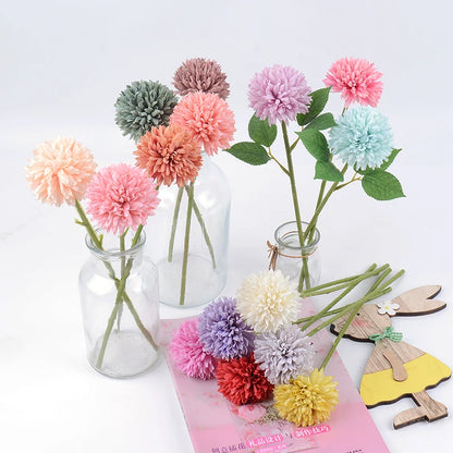3/5 Pcs Artificial Hydrangea Flower Bouquets – Home, Bedroom & Wedding Decor