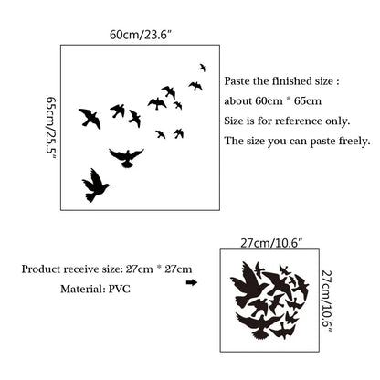 Soaring Birds PVC Wall Stickers