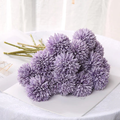 3/5 Pcs Artificial Hydrangea Flower Bouquets – Home, Bedroom & Wedding Decor