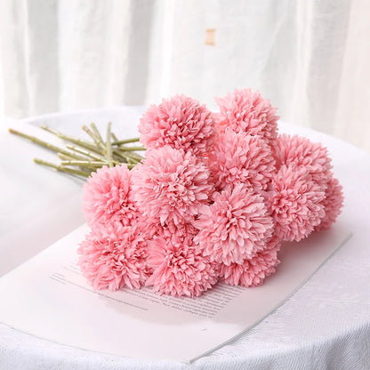 3/5 Pcs Artificial Hydrangea Flower Bouquets – Home, Bedroom & Wedding Decor