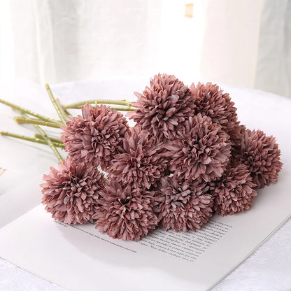 3/5 Pcs Artificial Hydrangea Flower Bouquets – Home, Bedroom & Wedding Decor