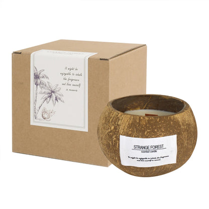 Natural Coconut Shell Scented Candle – Essential Oil Aromatherapy, Premium Plant Wax Home Fragrance