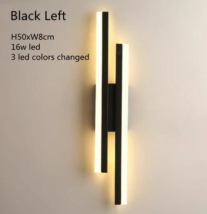 Modern LED Wall Lamp – Copper Pipe Accent with Acrylic Lampshade for Indoor Lighting