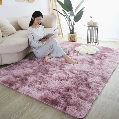 Kids’ Rainbow Carpet for Girls – Large, Soft, and Colorful Rug for Living Room or Bedroom. Perfect as a bedside or children’s room floor mat, featuring a cute and cozy design