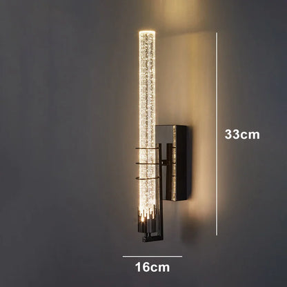 Modern Bubble Crystal Wall Lamp – Indoor Wall Sconce for Living Room & Bedroom