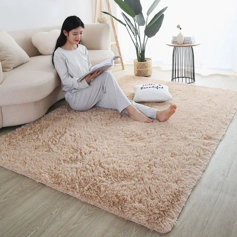 Kids’ Rainbow Carpet for Girls – Large, Soft, and Colorful Rug for Living Room or Bedroom. Perfect as a bedside or children’s room floor mat, featuring a cute and cozy design