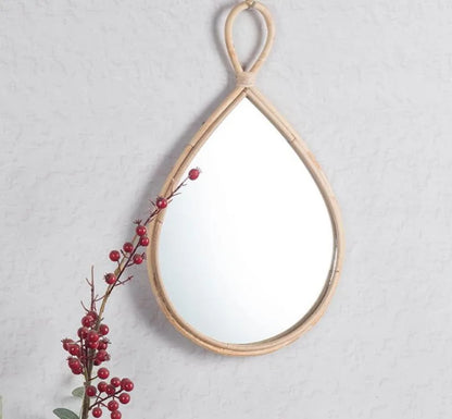 Nordic Bamboo Wall Hanging Mirror