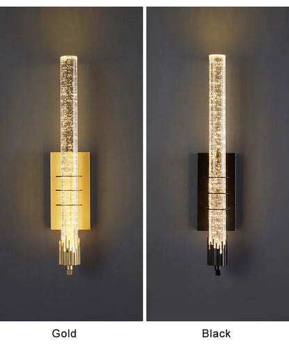 Modern Bubble Crystal Wall Lamp – Indoor Wall Sconce for Living Room & Bedroom