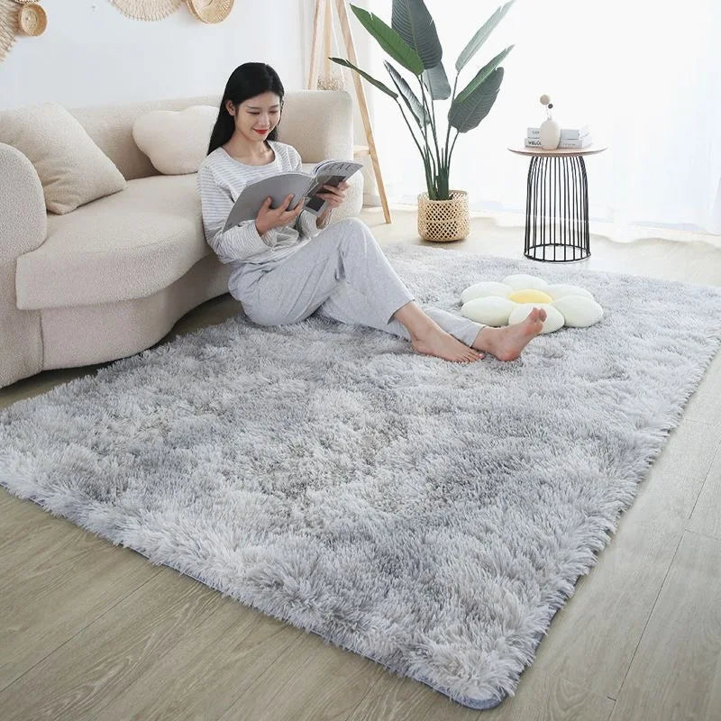 Kids’ Rainbow Carpet for Girls – Large, Soft, and Colorful Rug for Living Room or Bedroom. Perfect as a bedside or children’s room floor mat, featuring a cute and cozy design