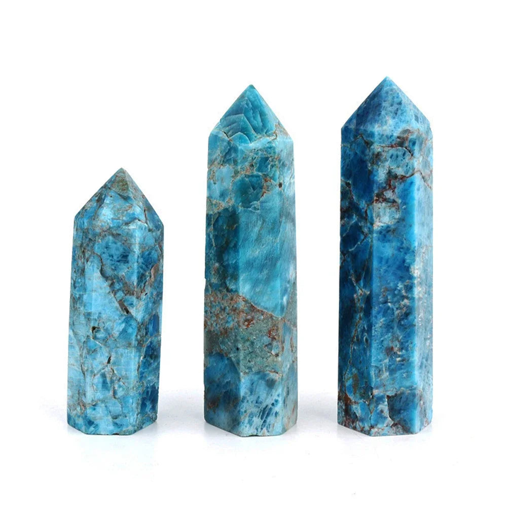 Natural Stone Crystal Point Wand for Witchcraft – Rose Quartz & Amethyst Healing Crystals, Reiki Stones, Mineral Home Décor and Craft Room Decoration