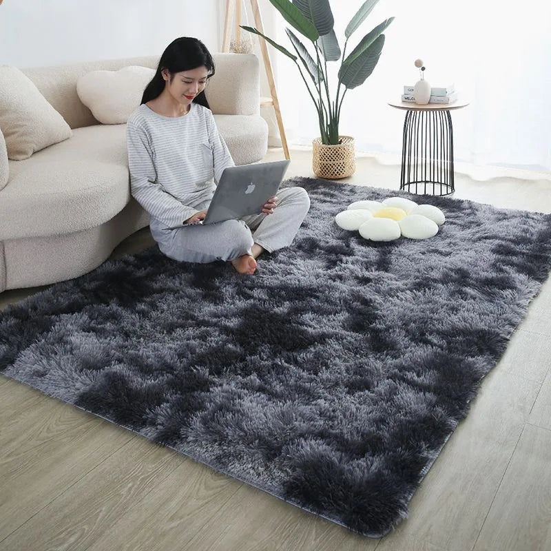 Kids’ Rainbow Carpet for Girls – Large, Soft, and Colorful Rug for Living Room or Bedroom. Perfect as a bedside or children’s room floor mat, featuring a cute and cozy design