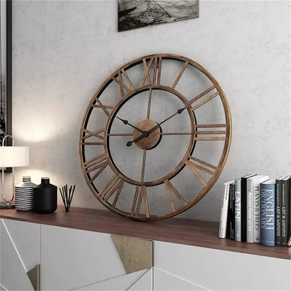 Modern 3D Retro Round Wall Clock