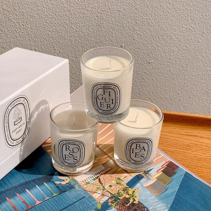 Natural Plant-Based Aromatherapy Candle – French Fragrance, Fresh Elegant Scent, Long-Lasting Home Aroma Gift