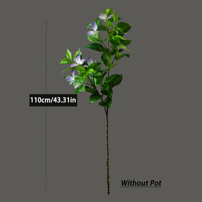 82–144cm Large Artificial Ficus Tree – Tall Faux Magnolia & Banyan Plant for Home & Garden Décor