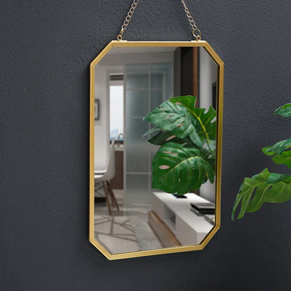 Nordic Style Art Rectangular Wall Mirror