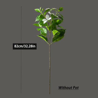 82–144cm Large Artificial Ficus Tree – Tall Faux Magnolia & Banyan Plant for Home & Garden Décor