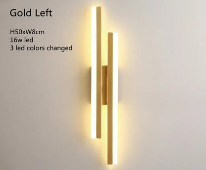 Modern LED Wall Lamp – Copper Pipe Accent with Acrylic Lampshade for Indoor Lighting